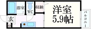 岡本駅 徒歩3分 1階の物件間取画像